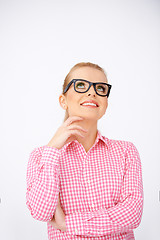 Image showing Girl and glasses