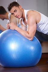 Image showing Man at the gym