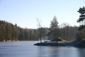 Image showing frozen lake