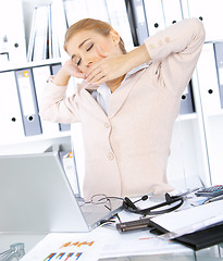 Image showing Business Woman in Office