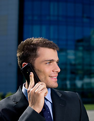 Image showing Outdoor Businessman