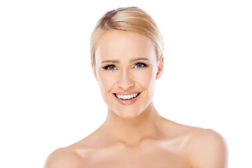 Image showing Beauty portrait of blond woman