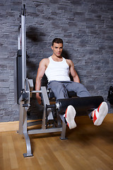 Image showing Man at the gym