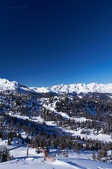 Image showing Panorama of Italian Dolomites