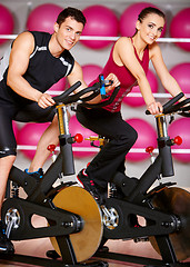 Image showing Couple at the gym