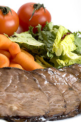 Image showing roast beef dinner