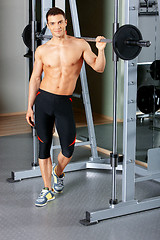 Image showing Man at the gym