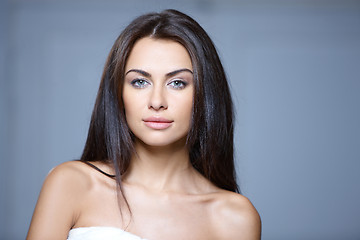 Image showing Portrait of beautiful young woman 