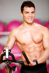 Image showing Man at the gym