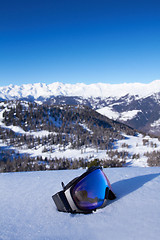 Image showing Panorama of Italian Dolomites