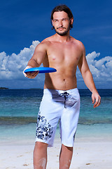 Image showing Handsome Man at Maldives