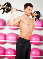 Image showing Man at the gym