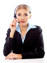 Image showing Blond Businesswoman