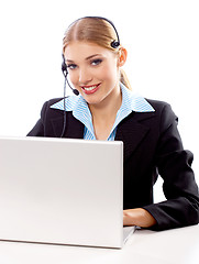 Image showing Blond Businesswoman