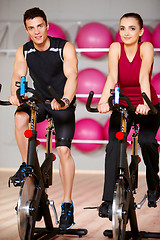 Image showing Couple at the gym