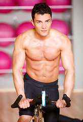 Image showing Man at the gym