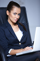 Image showing Portrait of beautiful business woman 