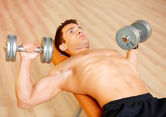 Image showing Man at the gym