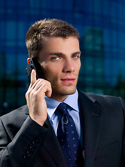 Image showing Outdoor Businessman