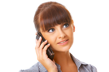 Image showing Business Woman on the phone