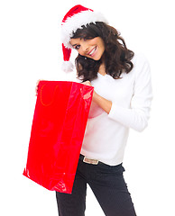 Image showing Christmas shopping