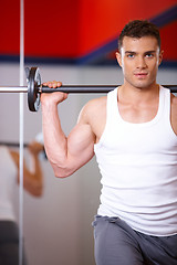 Image showing Man at the gym