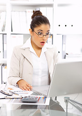 Image showing Business Woman in Office