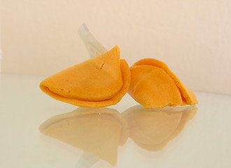 Image showing open fortune cookie