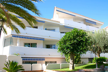 Image showing resort buildings