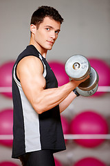 Image showing Man at the gym