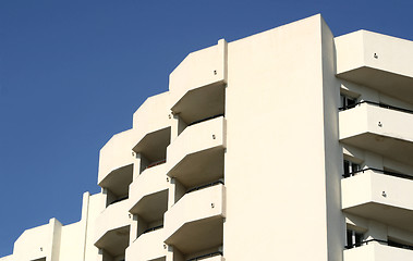 Image showing hotel balconies