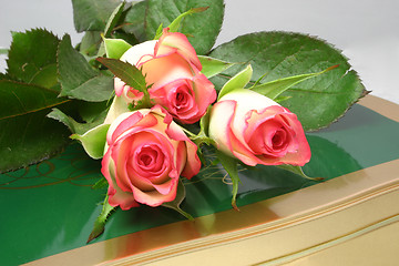 Image showing roses and chocolates
