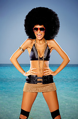 Image showing Tropical Afro Girl
