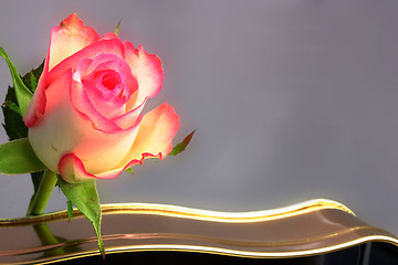 Image showing rose and chocolates