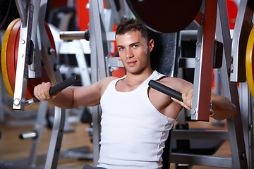 Image showing Man at the gym