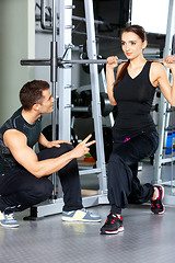 Image showing Couple at the gym