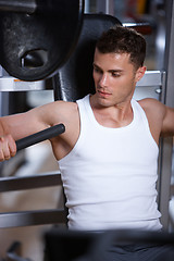 Image showing Man at the gym