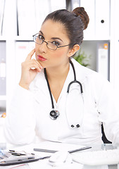 Image showing Female doctor in surgery