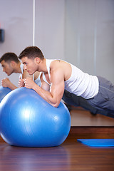 Image showing Man at the gym