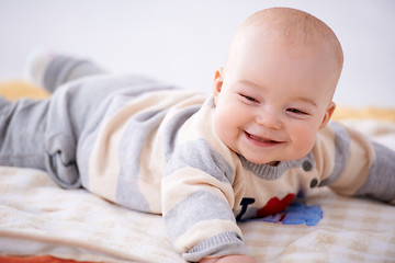 Image showing Adorable smiling baby