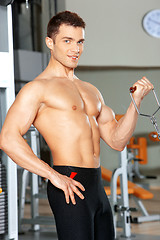 Image showing Man at the gym