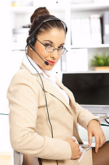 Image showing Business Woman in Office