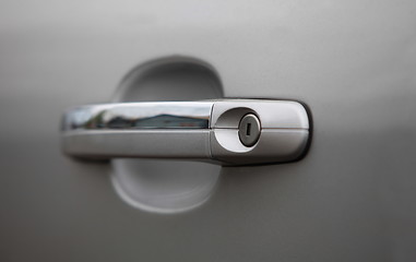 Image showing car door handle