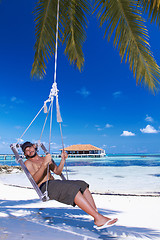 Image showing Man at Maldives