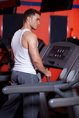 Image showing Man at the gym