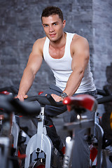 Image showing Man at the gym