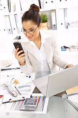 Image showing Business Woman in Office