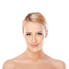 Image showing Beauty portrait of blond woman