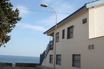 Image showing House next to the Mediterranean