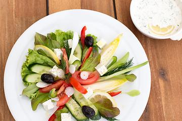 Image showing Greek salad